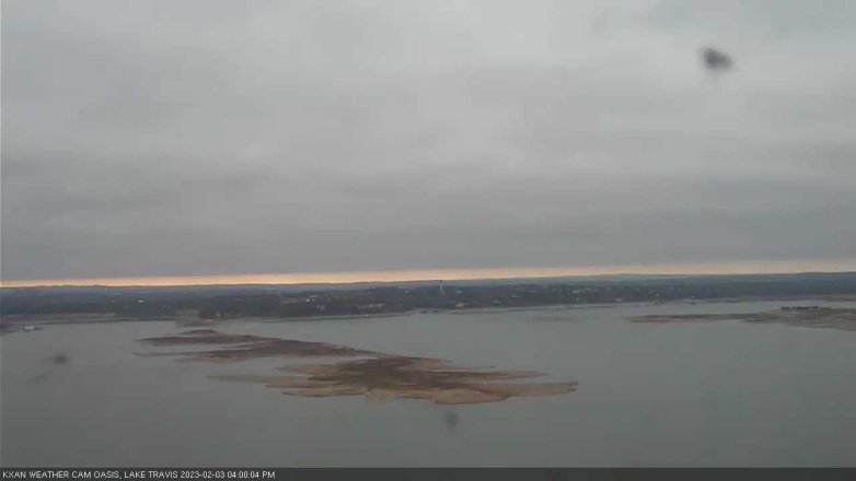 Lake Travis webcam, February 3, 2023 4:00 PM CT
