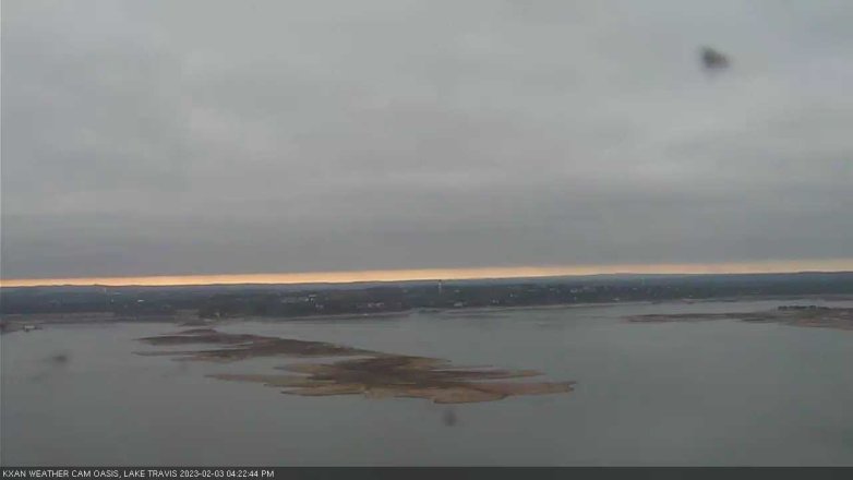 Lake Travis webcam, February 3, 2023 4:25 PM CT