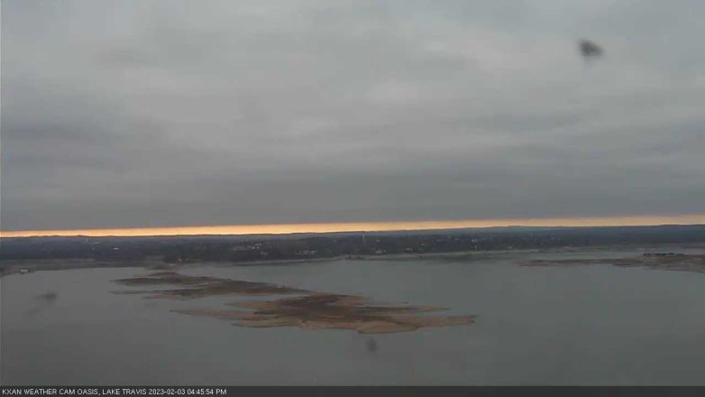 Lake Travis webcam, February 3, 2023 4:45 PM CT