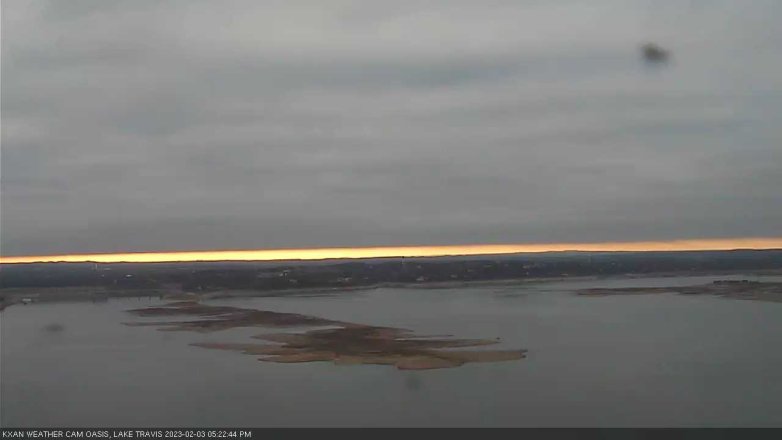 Lake Travis webcam, February 3, 2023 5:25 PM CT