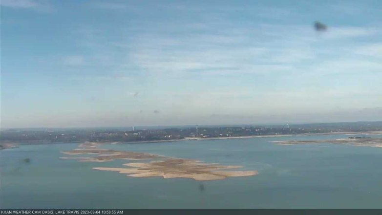 Lake Travis webcam, February 4, 2023 11:00 AM CT