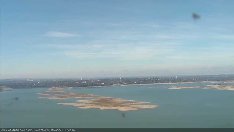 Lake Travis webcam, February 4, 2023 11:25 AM CT
