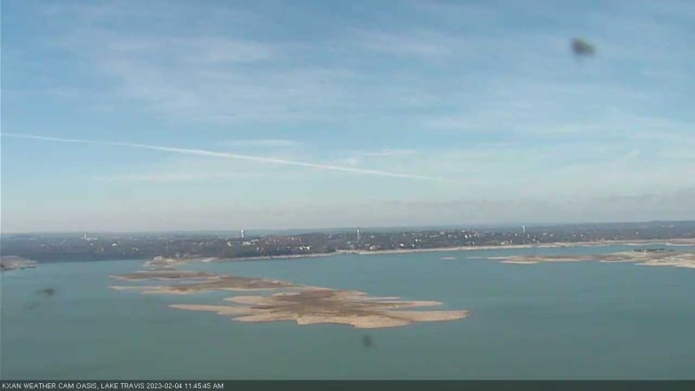 Lake Travis webcam, February 4, 2023 11:45 AM CT