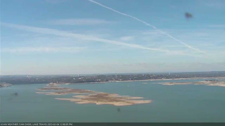 Lake Travis webcam, February 4, 2023 12:00 PM CT