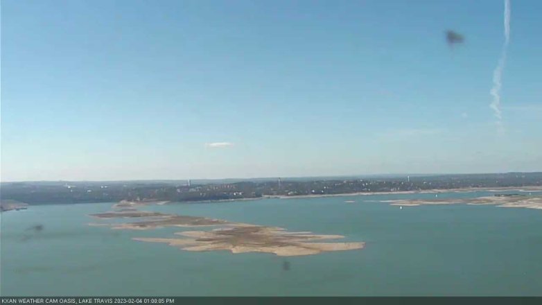 Lake Travis webcam, February 4, 2023 1:00 PM CT