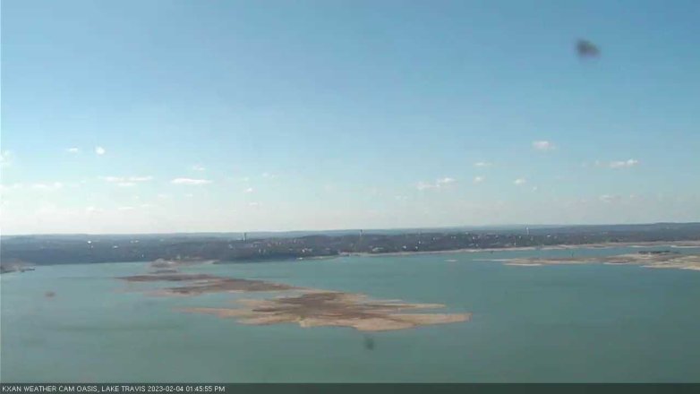 Lake Travis webcam, February 4, 2023 1:45 PM CT