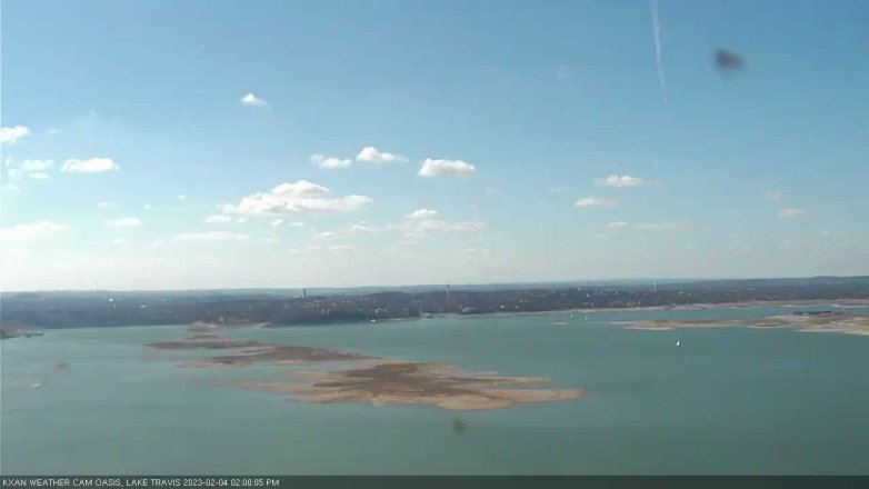 Lake Travis webcam, February 4, 2023 2:00 PM CT