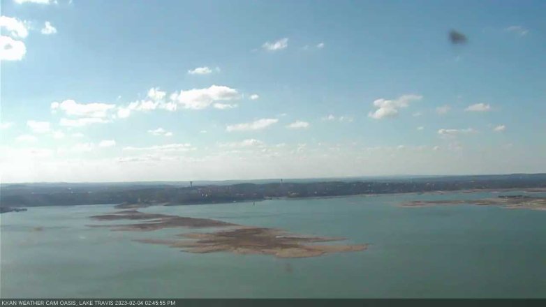 Lake Travis webcam, February 4, 2023 2:45 PM CT