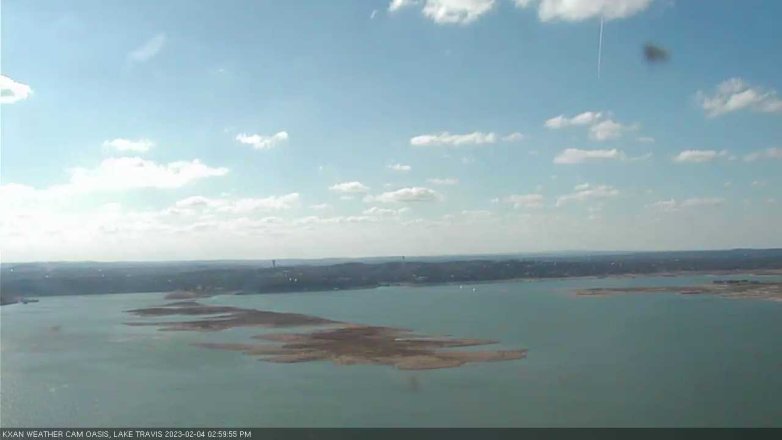 Lake Travis webcam, February 4, 2023 3:00 PM CT