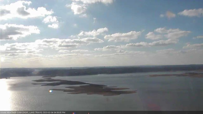 Lake Travis webcam, February 4, 2023 4:00 PM CT