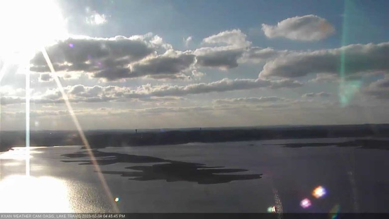 Lake Travis webcam, February 4, 2023 4:45 PM CT