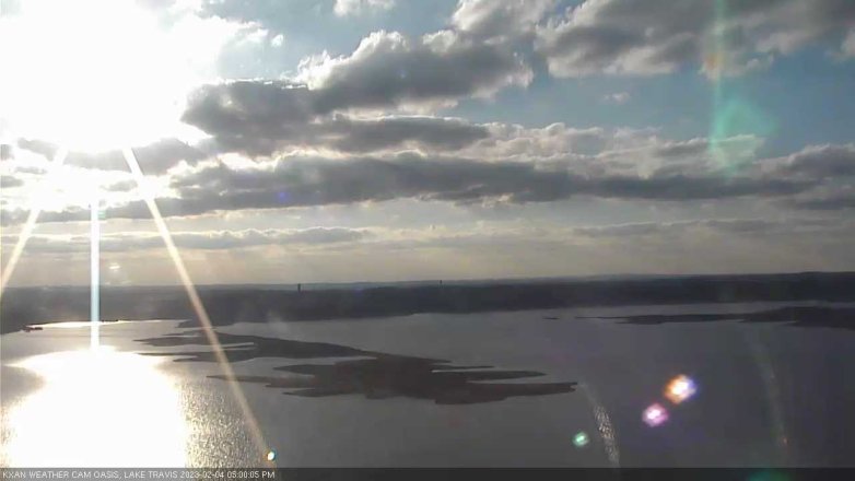 Lake Travis webcam, February 4, 2023 5:00 PM CT