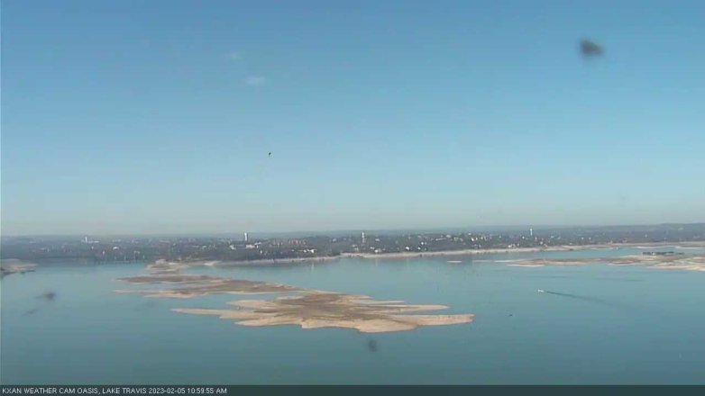 Lake Travis webcam, February 5, 2023 11:00 AM CT