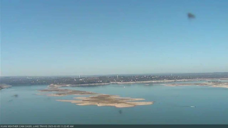 Lake Travis webcam, February 5, 2023 11:25 AM CT