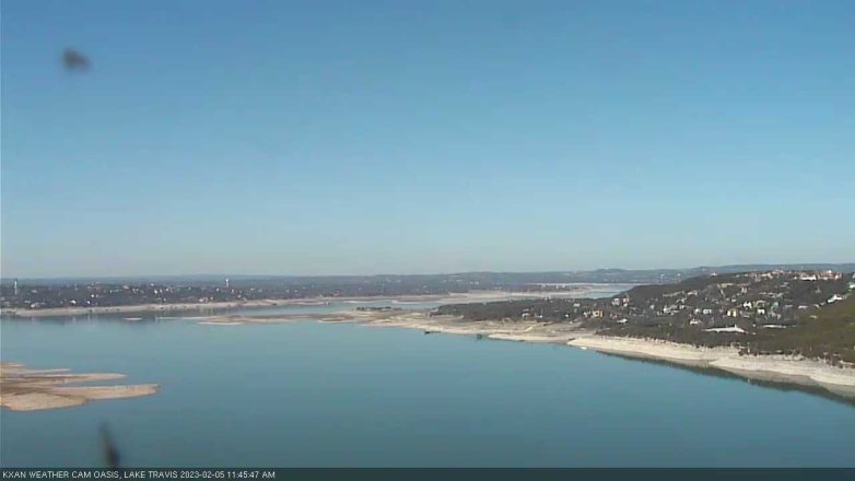 Lake Travis webcam, February 5, 2023 11:45 AM CT