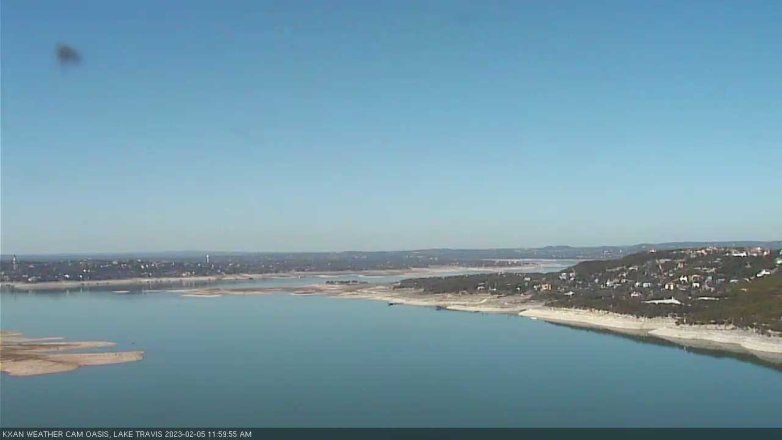 Lake Travis webcam, February 5, 2023 12:00 PM CT