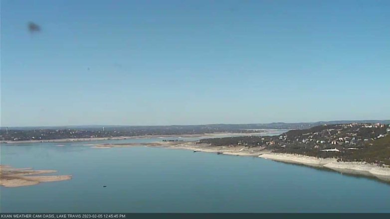 Lake Travis webcam, February 5, 2023 12:45 PM CT