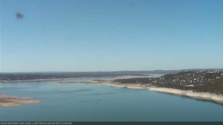 Lake Travis webcam, February 5, 2023 1:25 PM CT