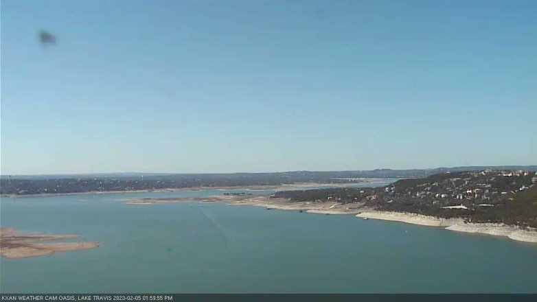 Lake Travis webcam, February 5, 2023 2:00 PM CT