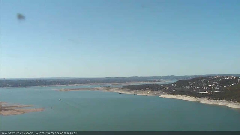 Lake Travis webcam, February 5, 2023 2:25 PM CT