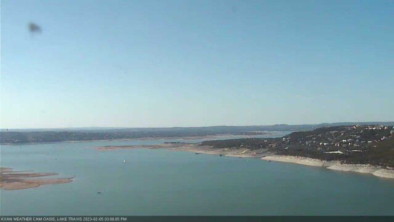 Lake Travis webcam, February 5, 2023 3:00 PM CT