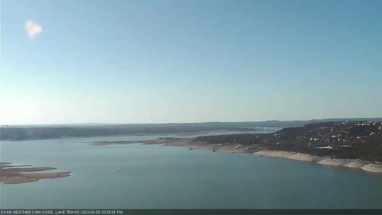Lake Travis webcam, February 5, 2023 4:00 PM CT