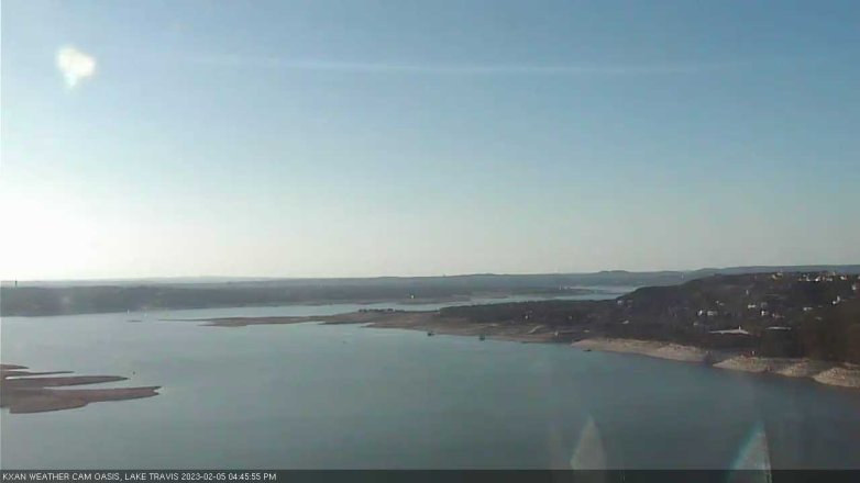 Lake Travis webcam, February 5, 2023 4:45 PM CT