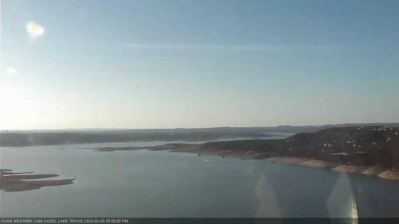 Lake Travis webcam, February 5, 2023 5:00 PM CT