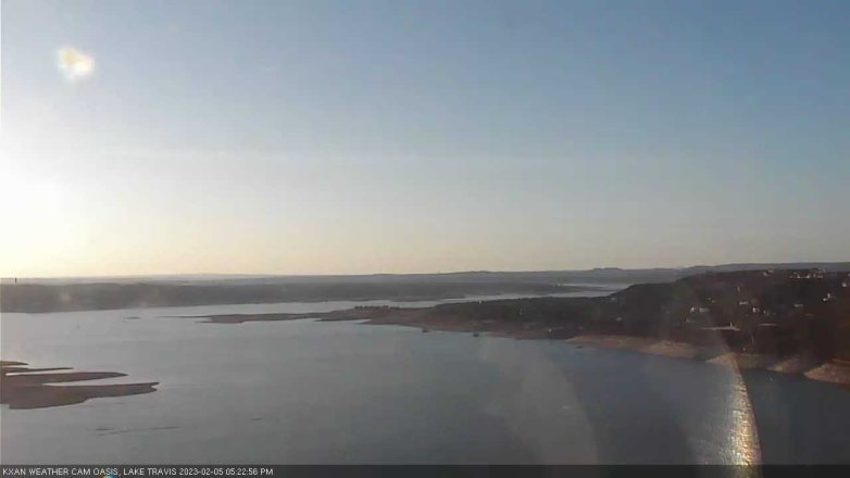Lake Travis webcam, February 5, 2023 5:25 PM CT