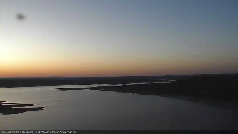 Lake Travis webcam, February 5, 2023 6:25 PM CT