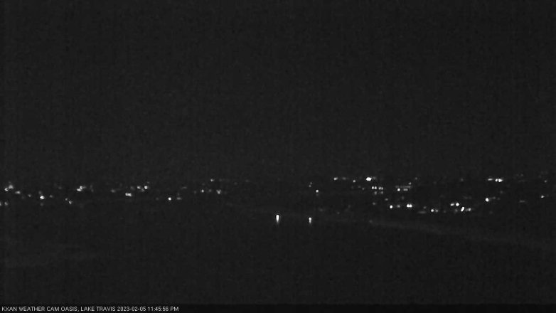 Lake Travis webcam, February 5, 2023 11:45 PM CT