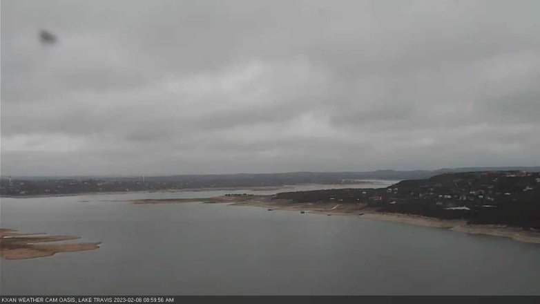 Lake Travis webcam, February 6, 2023 9:00 AM CT