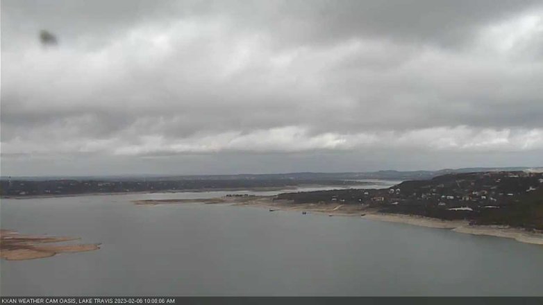 Lake Travis webcam, February 6, 2023 10:00 AM CT