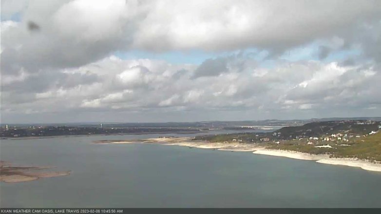 Lake Travis webcam, February 6, 2023 10:45 AM CT