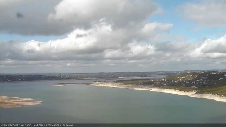 Lake Travis webcam, February 6, 2023 11:00 AM CT
