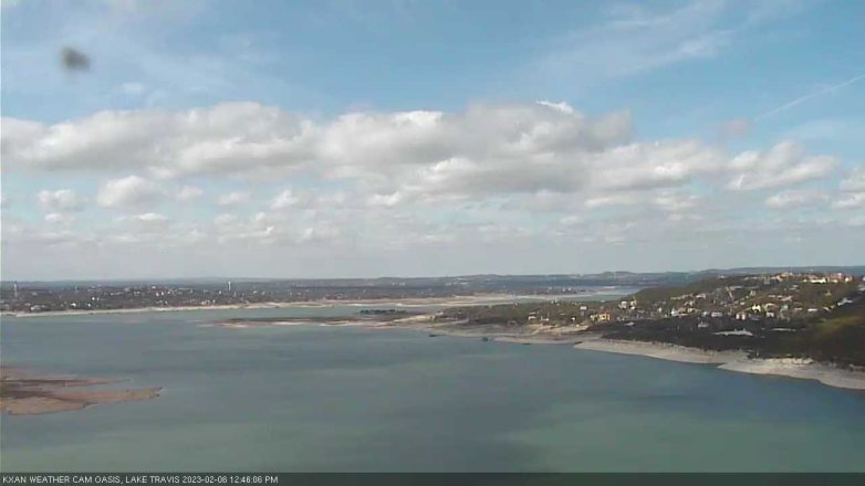 Lake Travis webcam, February 6, 2023 12:45 PM CT