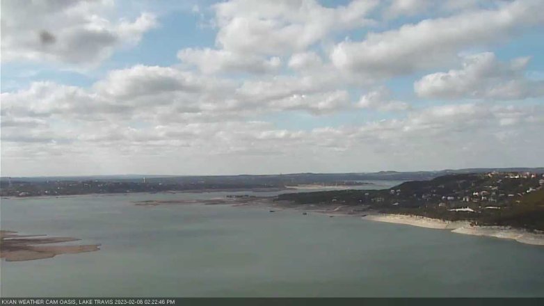 Lake Travis webcam, February 6, 2023 2:25 PM CT