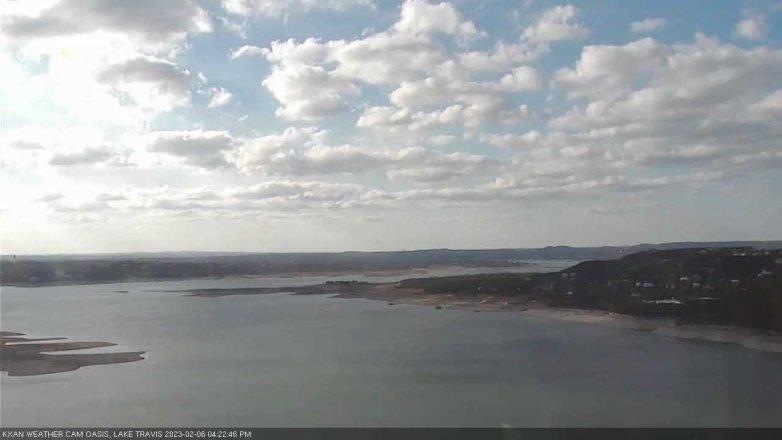 Lake Travis webcam, February 6, 2023 4:25 PM CT