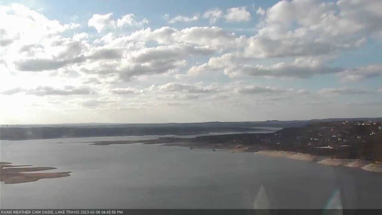 Lake Travis webcam, February 6, 2023 4:45 PM CT