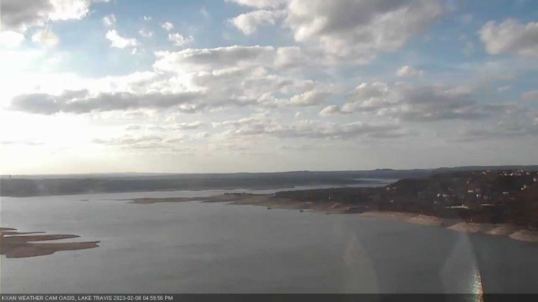 Lake Travis webcam, February 6, 2023 5:00 PM CT
