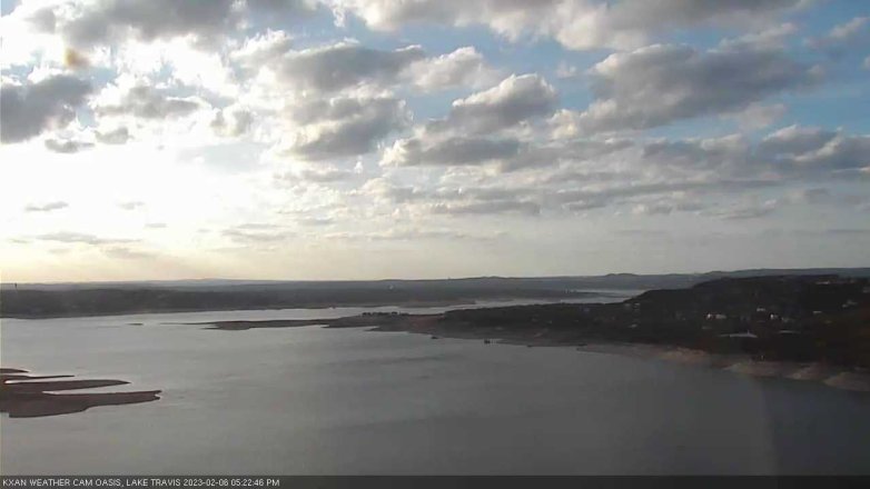 Lake Travis webcam, February 6, 2023 5:25 PM CT