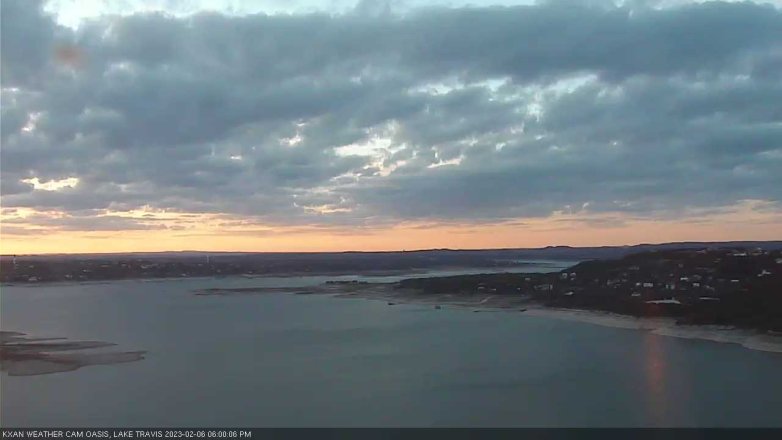 Lake Travis webcam, February 6, 2023 6:00 PM CT