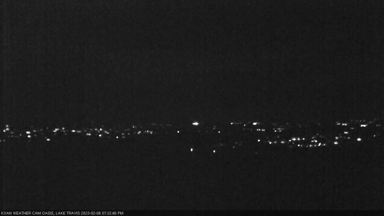 Lake Travis webcam, February 6, 2023 7:25 PM CT