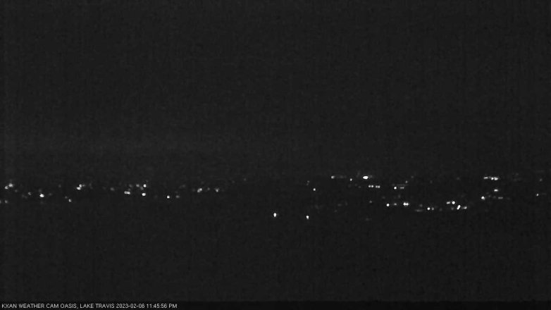 Lake Travis webcam, February 6, 2023 11:45 PM CT