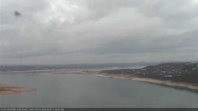 Lake Travis webcam, February 7, 2023 11:45 AM CT