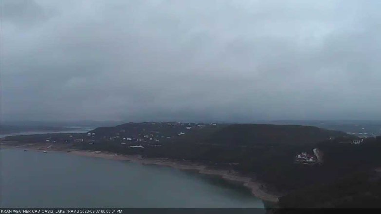 Lake Travis webcam, February 7, 2023 6:00 PM CT
