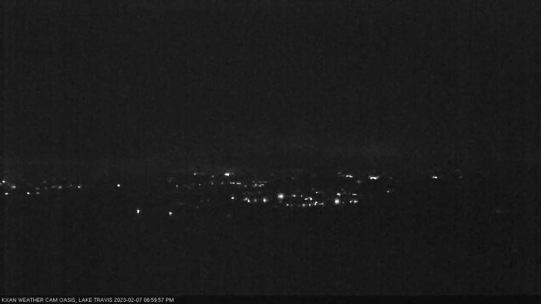Lake Travis webcam, February 7, 2023 7:00 PM CT