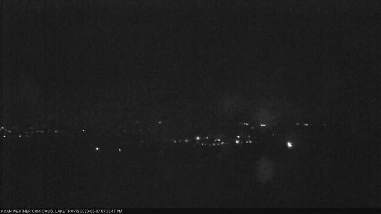 Lake Travis webcam, February 7, 2023 7:25 PM CT