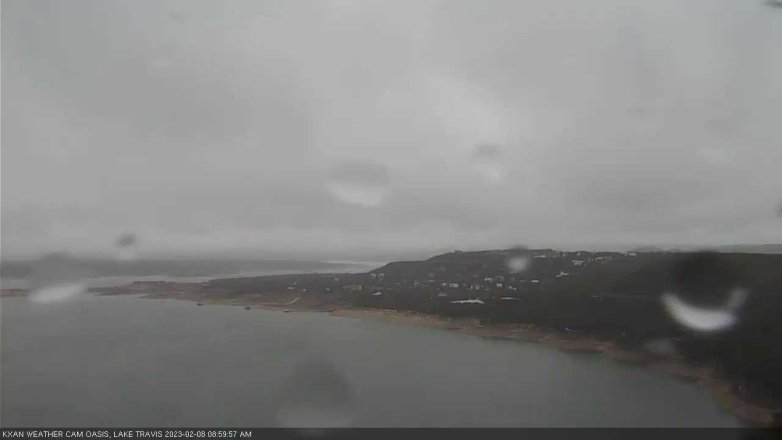 Lake Travis webcam, February 8, 2023 9:00 AM CT