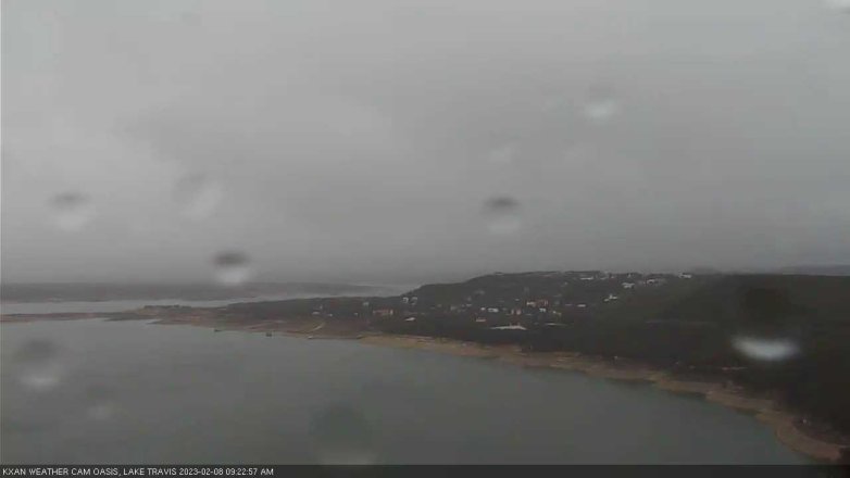 Lake Travis webcam, February 8, 2023 9:25 AM CT